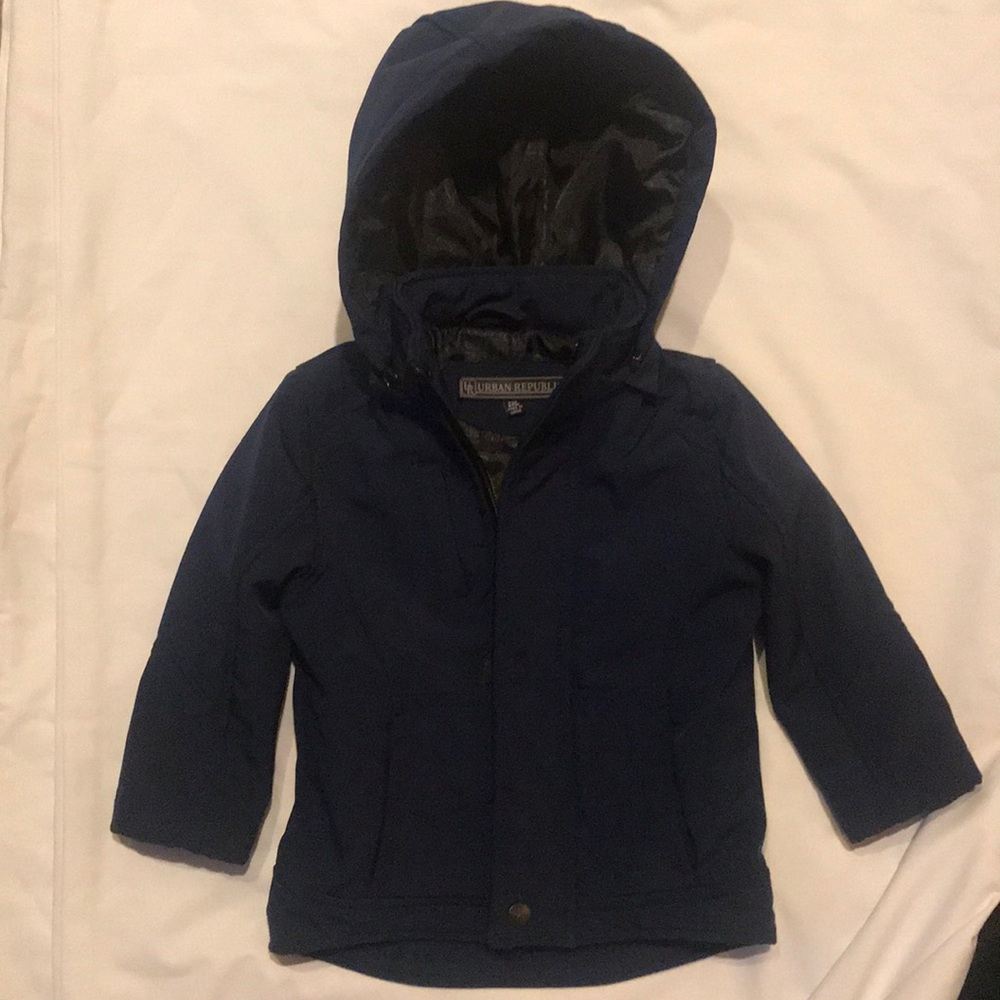 Urban Republic jacket coat navy blue 24 month EUC